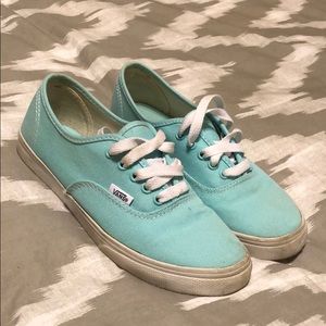 Blue woman’s vans